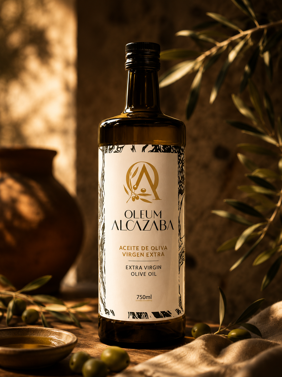 Oleum Alcazaba Cristal 500ml Hojiblanca